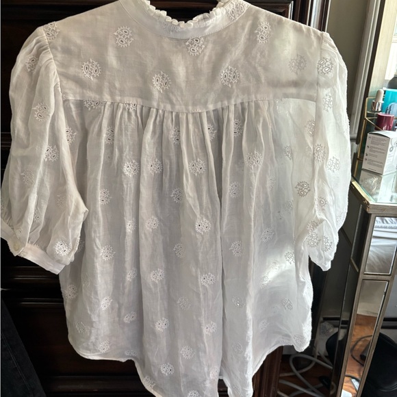 Rag & Bone Ivory Embroidered Top - Picture 3 of 8